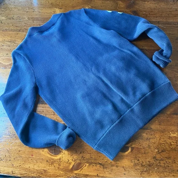 Polo by Ralph Lauren - Big Polo Zip Cardigan Blue Sweater - size xL 18-20 - Picture 5 of 6